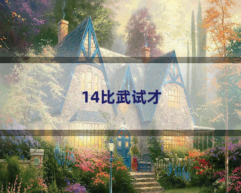 14比武试才