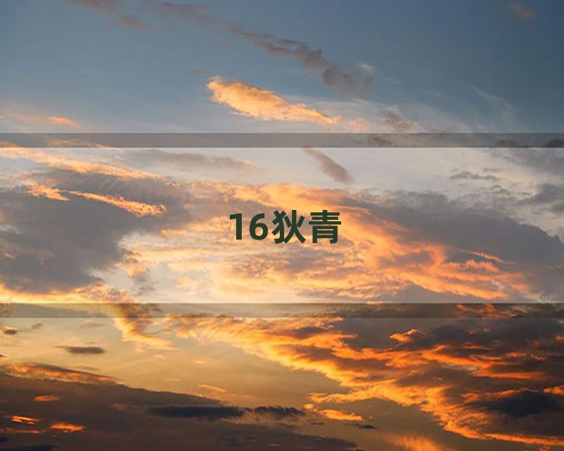 16狄青