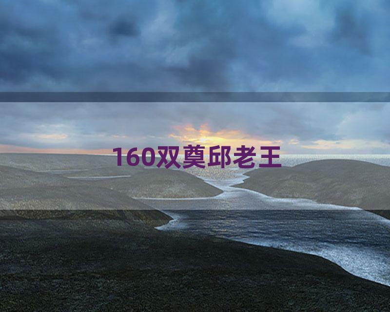 160双奠邱老王