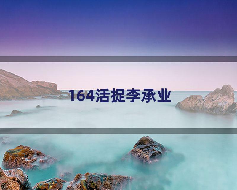 164活捉李承业