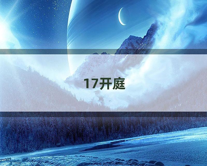17开庭