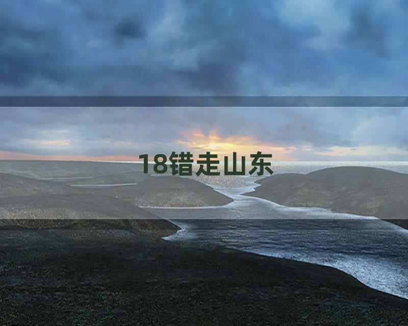 18错走山东