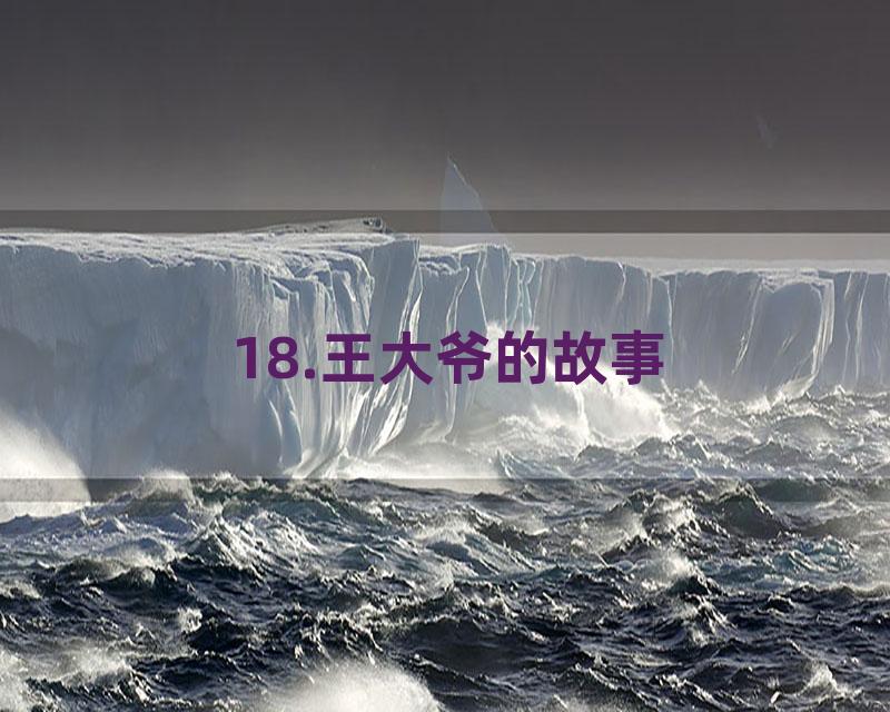 18.王大爷的故事