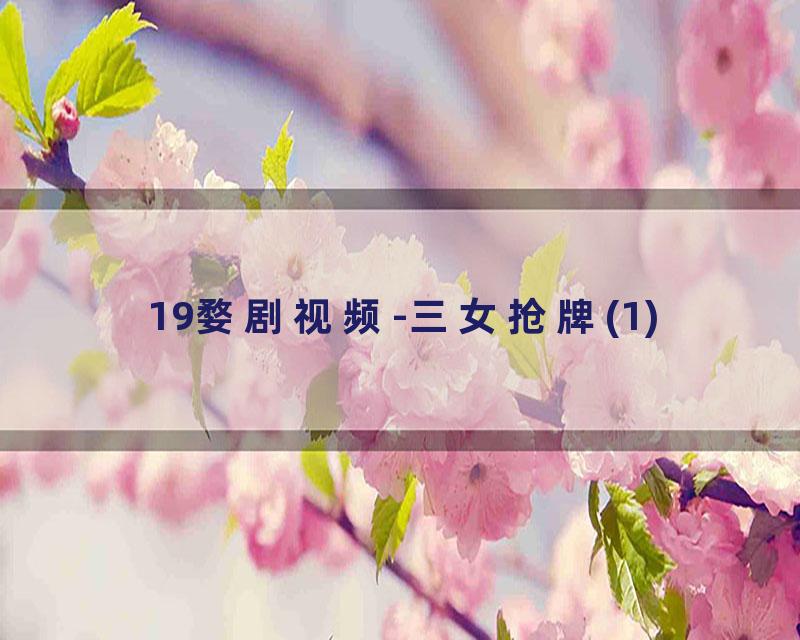 19婺剧视频-三女抢牌(1)