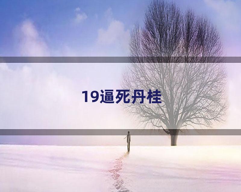 19逼死丹桂