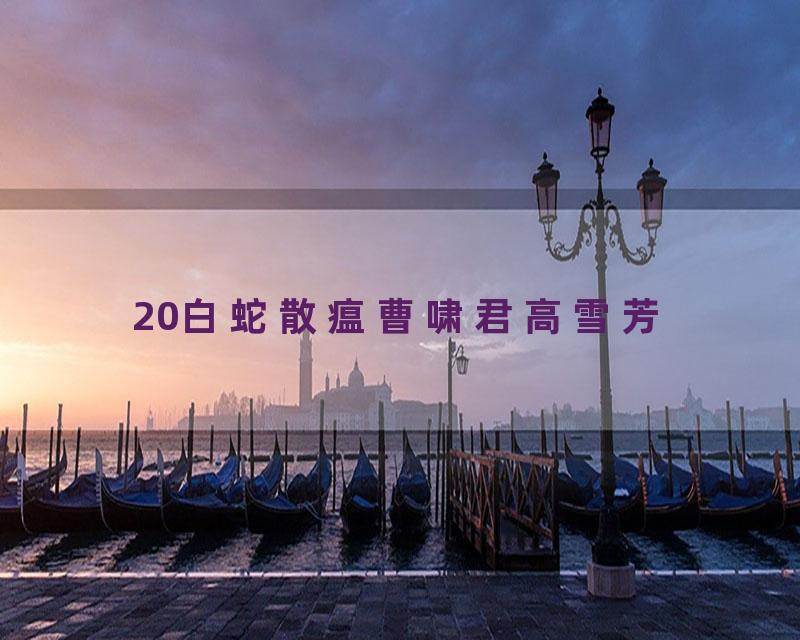 20白蛇散瘟曹啸君高雪芳
