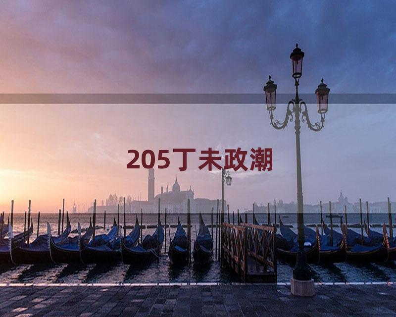 205丁未政潮