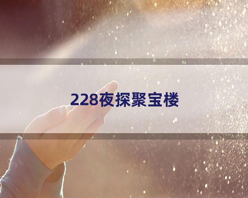 228夜探聚宝楼
