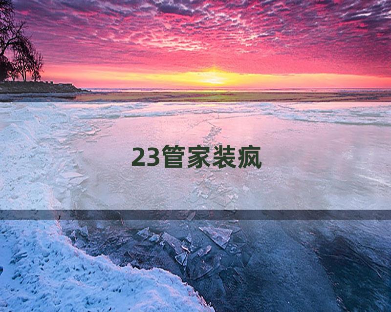 23管家装疯