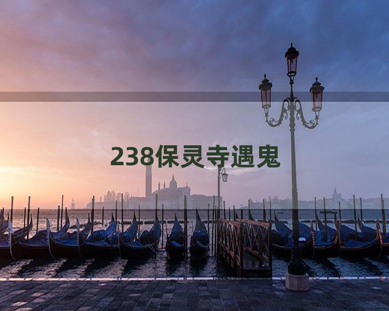 238保灵寺遇鬼