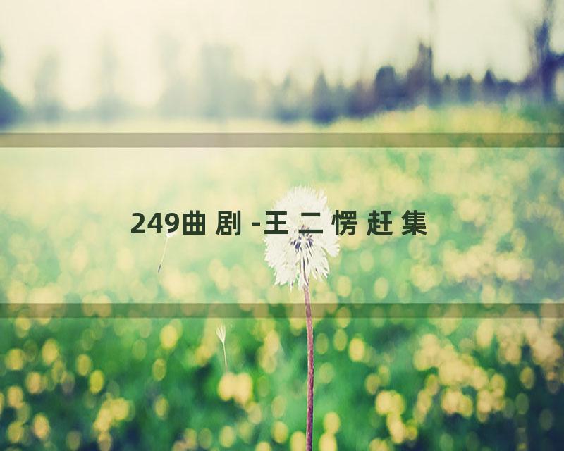 249曲剧-王二愣赶集