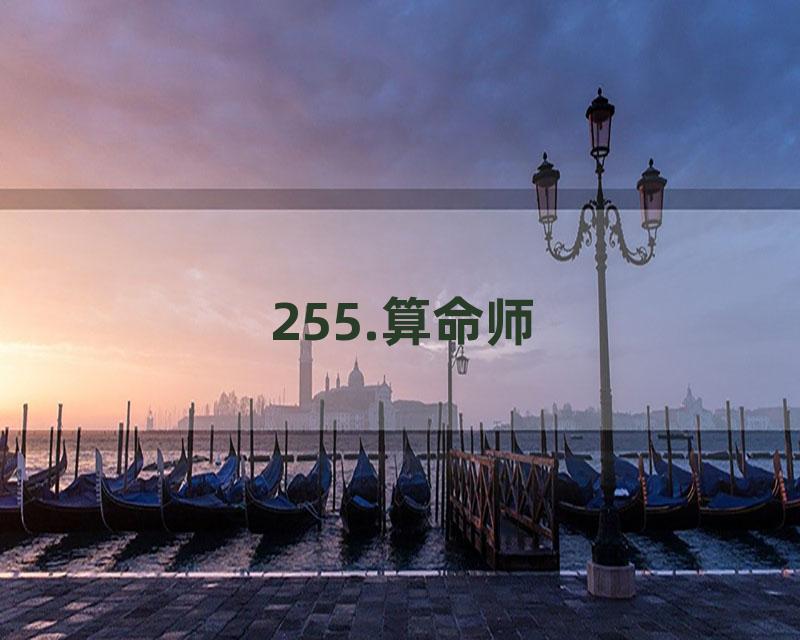 255.算命师