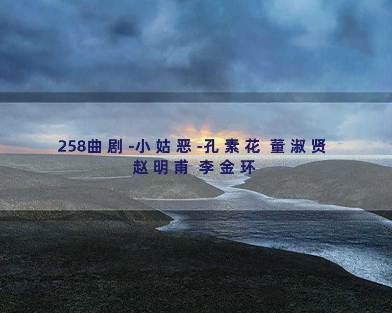 258曲剧-小姑恶-孔素花 董淑贤 赵明甫 李金环