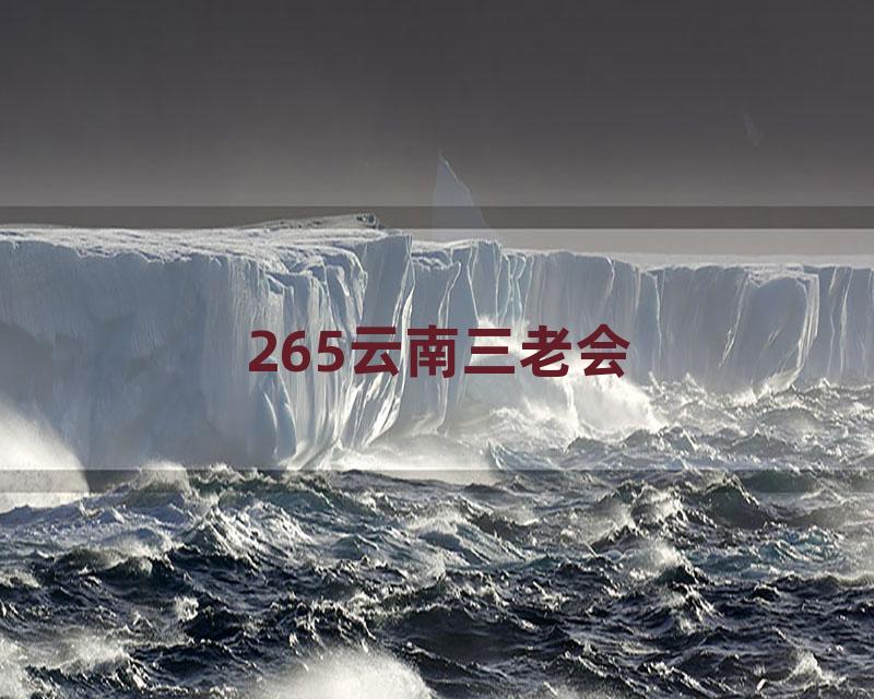 265云南三老会