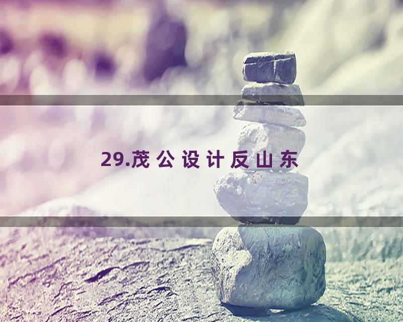29.茂公设计反山东
