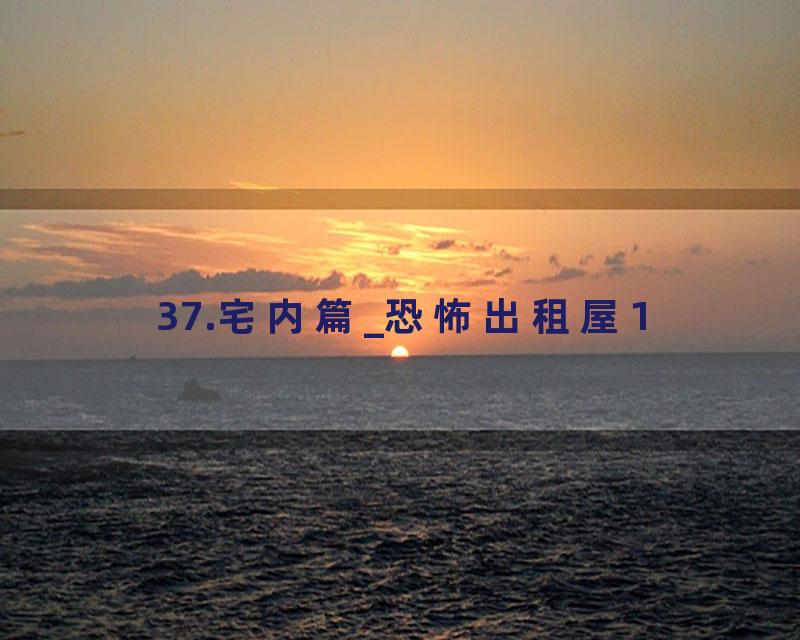 37.宅内篇_恐怖出租屋1