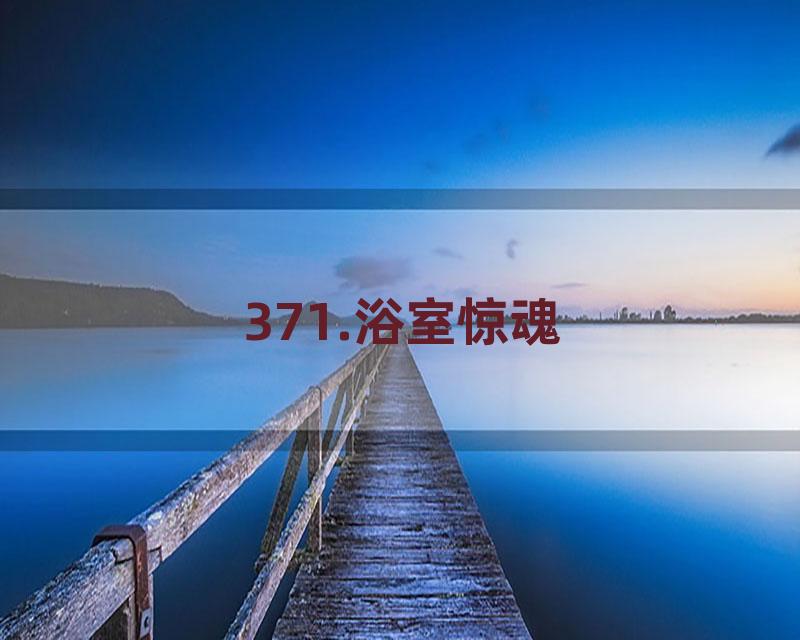 371.浴室惊魂