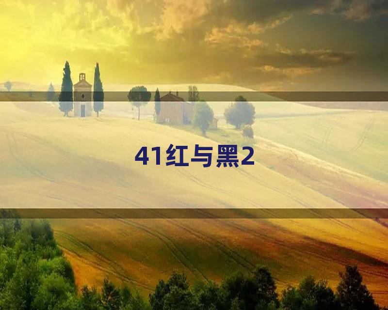 41红与黑2