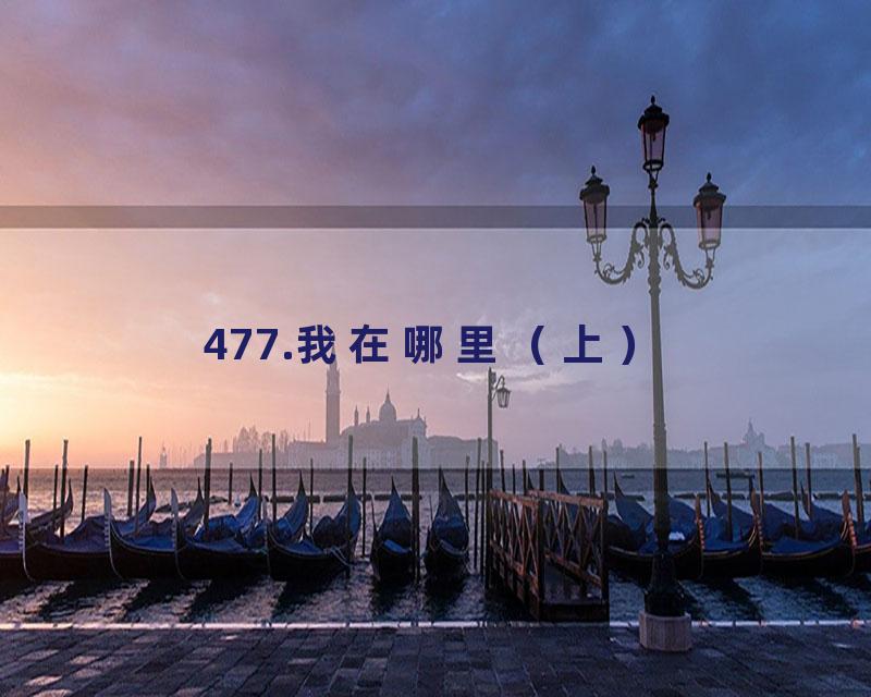 477.我在哪里（上）