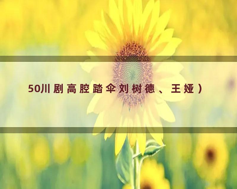 50川剧高腔踏伞刘树德、王娅）