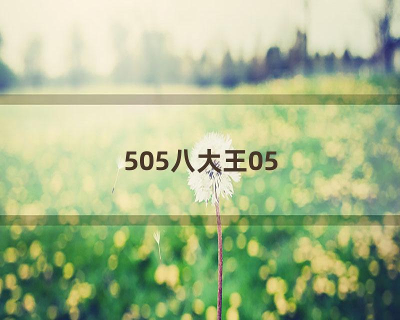 505八大王05