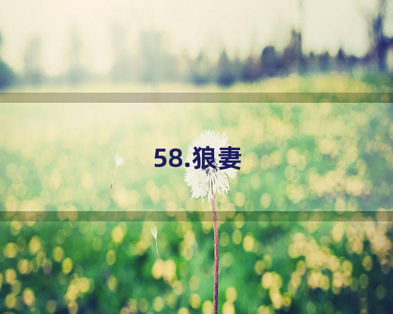 58.狼妻