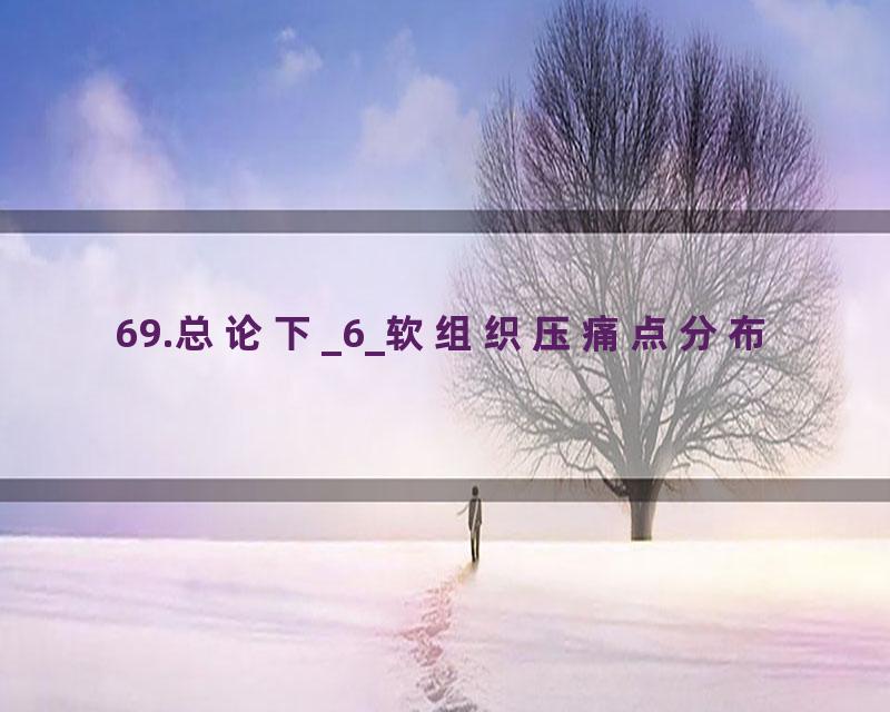 69.总论下_6_软组织压痛点分布