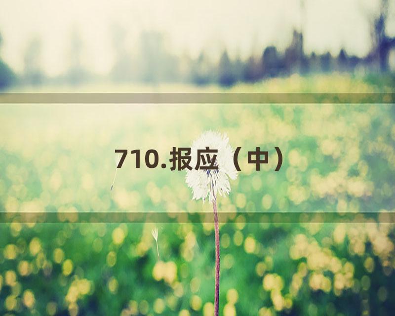 710.报应（中）