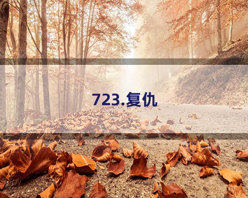 723.复仇