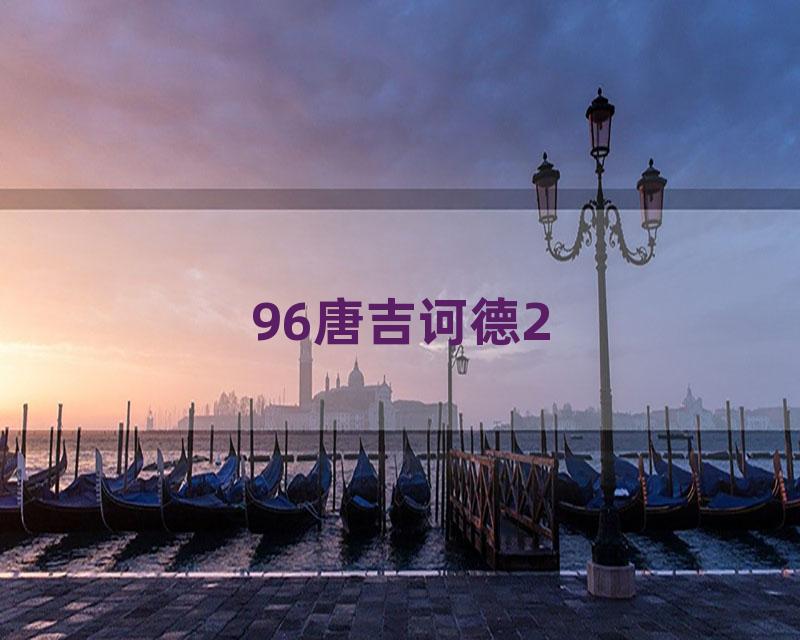 96唐吉诃德2