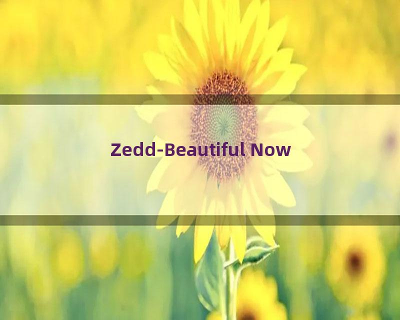 Zedd-Beautiful Now